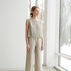 NWOT Linenfox Crop Top